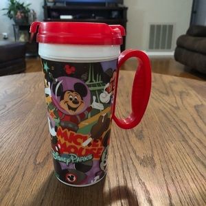 Walt Disney World Mickey Mouse Club Hot/Cold Travel Mug Souvenir Cup Black Lid